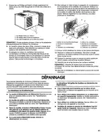 Preview for 41 page of Whirlpool 8209652 Use & Care Manual