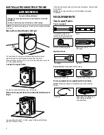 Предварительный просмотр 8 страницы Whirlpool 8212638RP Owner'S Manual Manual