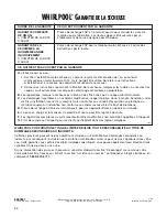 Preview for 48 page of Whirlpool 8280527 Use & Care Manual