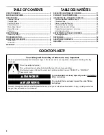 Preview for 2 page of Whirlpool 8286619 Use & Care Manual