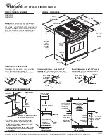 Whirlpool 8300649-D-WH Dimensional Information предпросмотр