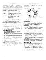 Предварительный просмотр 8 страницы Whirlpool 8314832A Use And Care Manual