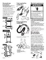 Предварительный просмотр 3 страницы Whirlpool 8315965 Installation Instructions Manual