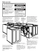 Предварительный просмотр 2 страницы Whirlpool 8316243 Installation Instructions Manual