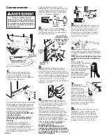 Предварительный просмотр 12 страницы Whirlpool 8316243 Installation Instructions Manual