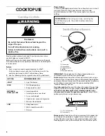 Предварительный просмотр 6 страницы Whirlpool 8522407 Use And Care Manual