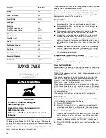 Preview for 18 page of Whirlpool 8522773A Use And Care Manual