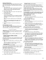 Preview for 19 page of Whirlpool 8522773A Use And Care Manual