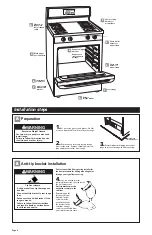 Preview for 4 page of Whirlpool 8523782 Installation Instructions Manual