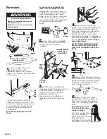 Предварительный просмотр 4 страницы Whirlpool 8524742 Installation Instructions Manual