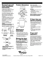 Preview for 12 page of Whirlpool 8527902 Installation Instructions Manual