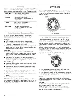 Preview for 8 page of Whirlpool 8535839 Use And Care Manual