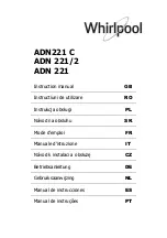 Предварительный просмотр 1 страницы Whirlpool 854422101010 Instruction Manual