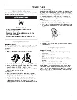 Preview for 11 page of Whirlpool 8562113 Use And Care Manual