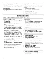Preview for 12 page of Whirlpool 8562113 Use And Care Manual