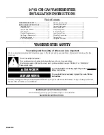 Preview for 1 page of Whirlpool 8562591 Manual