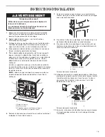 Предварительный просмотр 15 страницы Whirlpool 8572553A Installation Instructions Manual