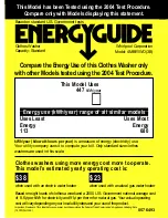 Whirlpool 8576493 Energy Manual preview