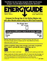 Preview for 1 page of Whirlpool 8576493 Energy Manual