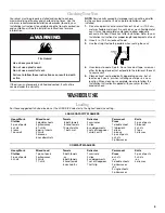 Preview for 3 page of Whirlpool 8578179 Manual