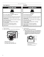 Preview for 8 page of Whirlpool 8578185 Use And Care Manual