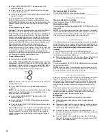 Preview for 18 page of Whirlpool 8578185 Use And Care Manual