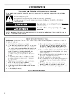 Предварительный просмотр 2 страницы Whirlpool 8578195 User Instructions