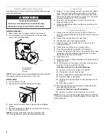 Предварительный просмотр 8 страницы Whirlpool 8578198 Use And Care Manual