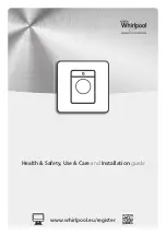 Whirlpool 859206215010 Health & Safety, Use & Care And Installation Manual предпросмотр