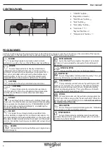 Предварительный просмотр 6 страницы Whirlpool 859991537390 User Manual