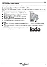 Preview for 11 page of Whirlpool 859991612700 User Manual