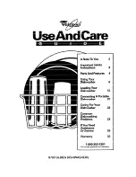 Whirlpool 8700 Series Use And Care Manual preview