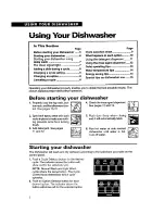 Preview for 6 page of Whirlpool 8700 Series Use And Care Manual