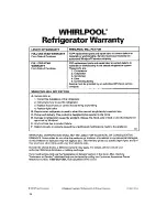 Preview for 25 page of Whirlpool 8ED20ZK Use And Care Manual