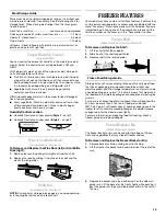 Предварительный просмотр 15 страницы Whirlpool 8ED2GTKXRQ00 Use & Care Manual