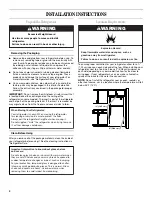 Preview for 4 page of Whirlpool 8ET8MTKXKT04 Use & Care Manual