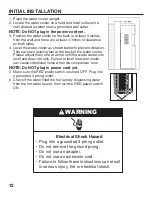 Предварительный просмотр 12 страницы Whirlpool 8LCH-KKSCSSS5HW User Manual