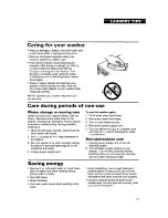 Preview for 21 page of Whirlpool 8LSC6244BG0 Use And Care Manual