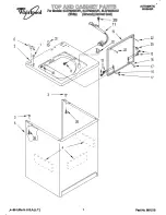 Whirlpool 8LSP8245AG1 Parts List предпросмотр