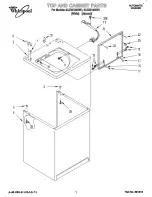 Предварительный просмотр 1 страницы Whirlpool 8LSR5132BN1 Parts List