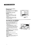 Preview for 10 page of Whirlpool 8SF302PSY Use And Care Manual