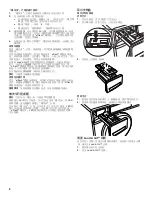 Предварительный просмотр 8 страницы Whirlpool 8TWFC6810LW Health & Safety, Use & Care And Installation Manual