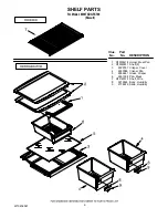 Preview for 9 page of Whirlpool 8W8TXDGFXT00 Parts List