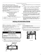 Предварительный просмотр 7 страницы Whirlpool (91.) BUILT-IN Installation And Use Manual