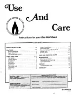 Preview for 1 page of Whirlpool 9112VPV Use And Care Manual