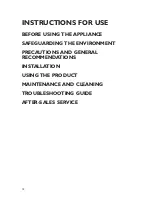 Preview for 1 page of Whirlpool 912 Instructions For Use Manual