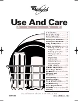 Preview for 1 page of Whirlpool 920 Use And Care Manual