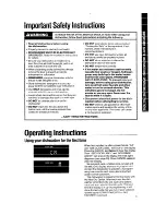 Preview for 3 page of Whirlpool 9700 Series Use And Care Manual