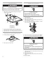 Предварительный просмотр 8 страницы Whirlpool 9760266 Installation Instructions And Use And Care Manual