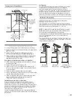 Предварительный просмотр 17 страницы Whirlpool 9760266 Installation Instructions And Use And Care Manual